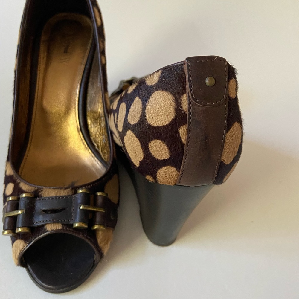 J Crew Betsy Ocelot Wedge